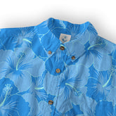 Floral Pattern Hawaii Shirt, Hibiscus Flower Shirt - The Palmix